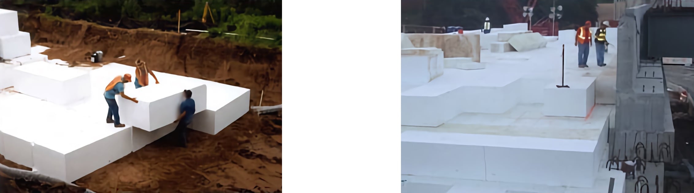 Consturction Sites using Geofoam